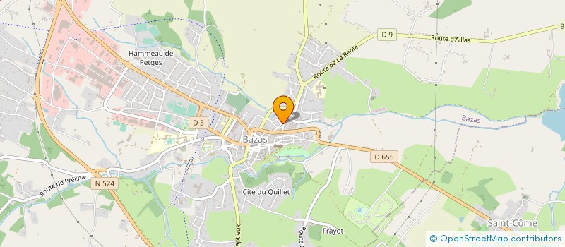 localisation de l'entreprise MADAME COLINE MANGOLD  BAZAS