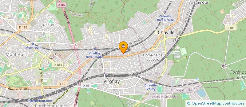 localisation de l'entreprise MADAME COLINE MARIE OLIVIA GAULTIER  VIROFLAY