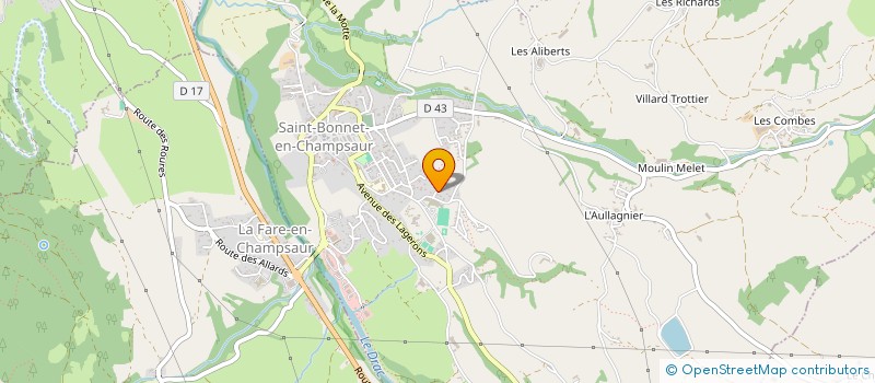 localisation de l'entreprise MADAME COLINE MARSEILLE  SAINT-BONNET-EN-CHAMPSAUR