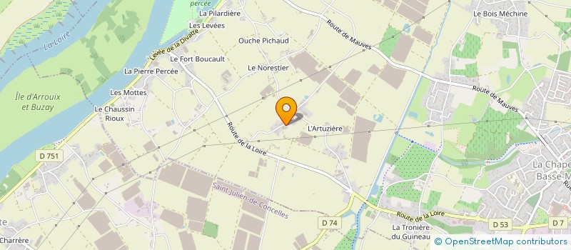 localisation de l'entreprise MADAME COLINE MARTINEAU  DIVATTE-SUR-LOIRE