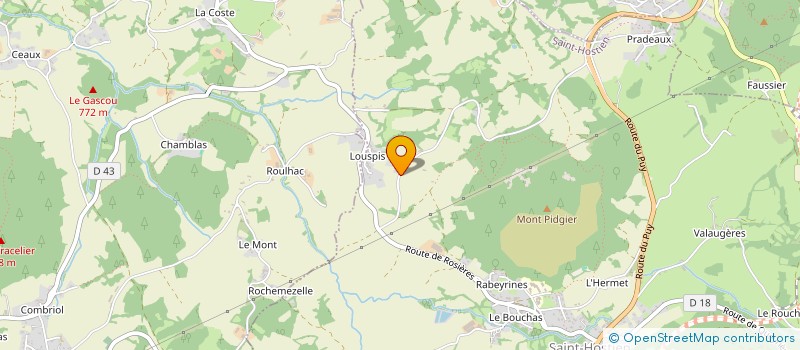 localisation de l'entreprise MADAME COLINE MAURIN à SAINT-HOSTIEN