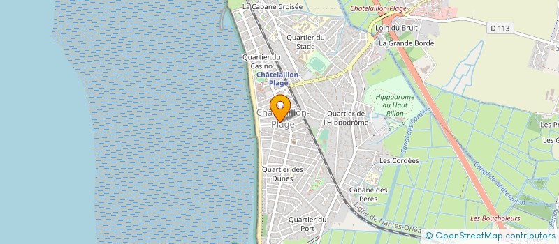 localisation de l'entreprise MADAME COLINE MAZIERE à CHATELAILLON-PLAGE