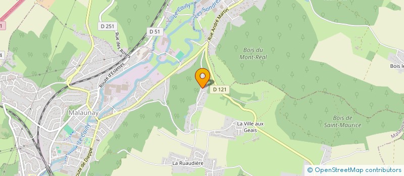 localisation de l'entreprise MADAME COLINE MOISAN  MALAUNAY