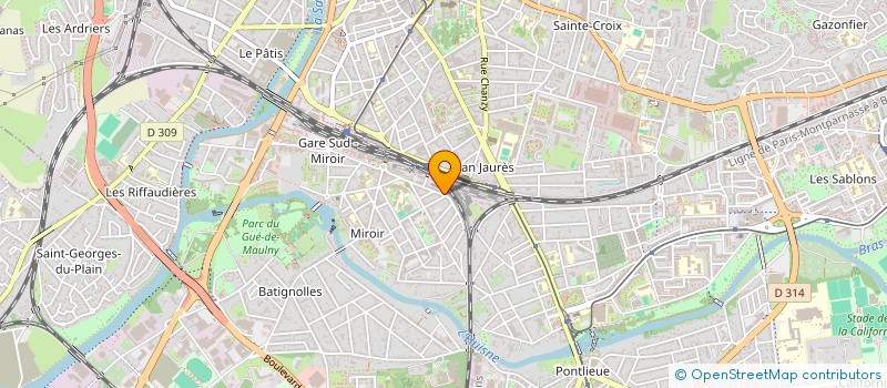 localisation de l'entreprise MADAME COLINE MONBRUN  LE MANS