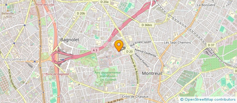 localisation de l'entreprise MADAME COLINE MONNIER à MONTREUIL