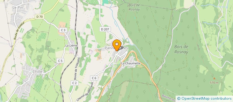 localisation de l'entreprise MADAME COLINE MOREAU  MOIRON