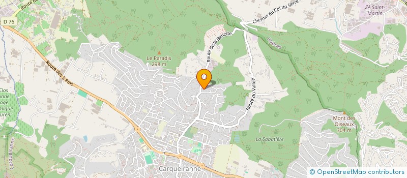 localisation de l'entreprise MADAME COLINE MORIN  CARQUEIRANNE