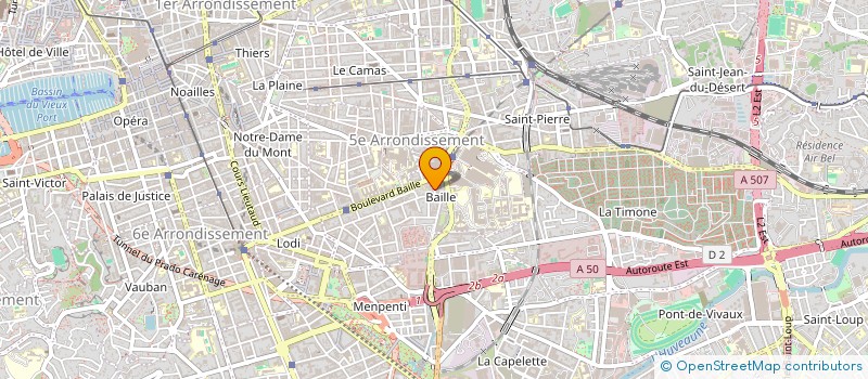localisation de l'entreprise MADAME COLINE NATAF à MARSEILLE
