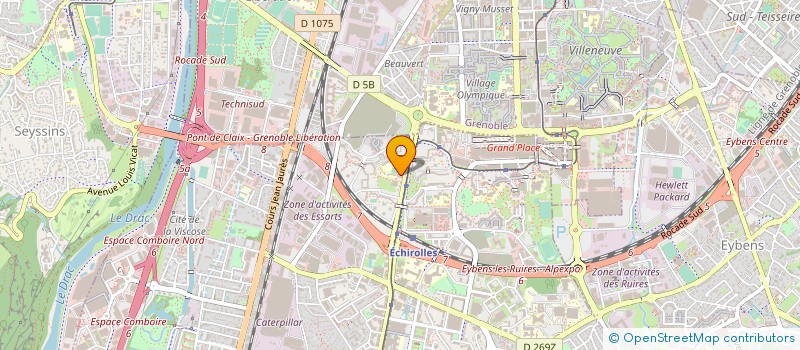 localisation de l'entreprise MADAME COLINE NICOLOTTO à ECHIROLLES