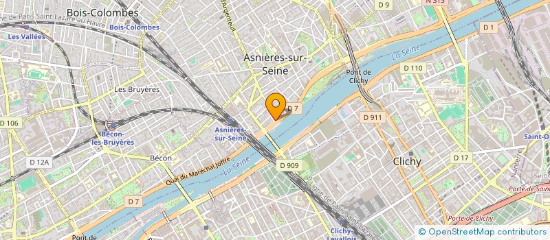 localisation de l'entreprise MADAME COLINE OLIVIERO LEVESQUE à ASNIERES-SUR-SEINE