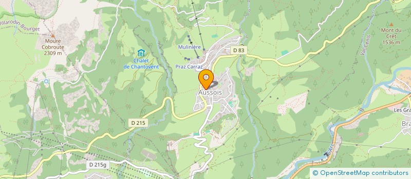 localisation de l'entreprise MADAME COLINE OZANNE  AUSSOIS