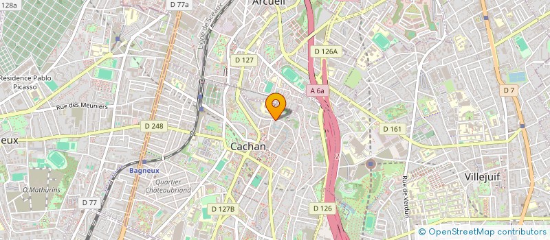 localisation de l'entreprise MADAME COLINE PAPIN  CACHAN