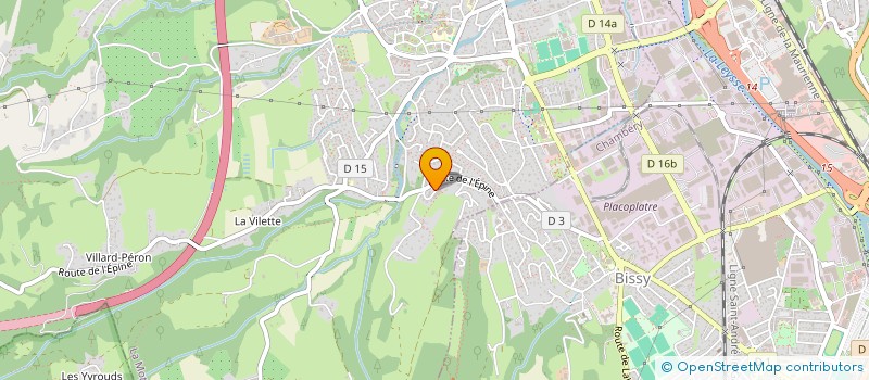 localisation de l'entreprise MADAME COLINE PERON  LE BOURGET-DU-LAC