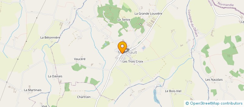 localisation de l'entreprise MADAME COLINE PERONNE  MONTHAULT