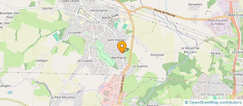 localisation de l'entreprise MADAME COLINE PETRAULT  PLESCOP