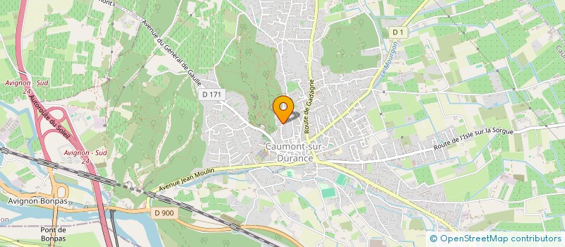 localisation de l'entreprise MADAME COLINE PIERACCI  CAUMONT-SUR-DURANCE