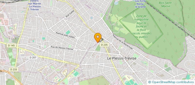 localisation de l'entreprise MADAME COLINE PINSON à LE PLESSIS-TREVISE