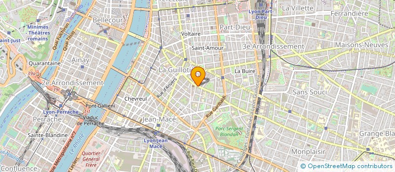 localisation de l'entreprise MADAME COLINE PINTRAND  VILLEURBANNE