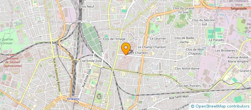 localisation de l'entreprise MADAME COLINE PORTAIL à ORLEANS