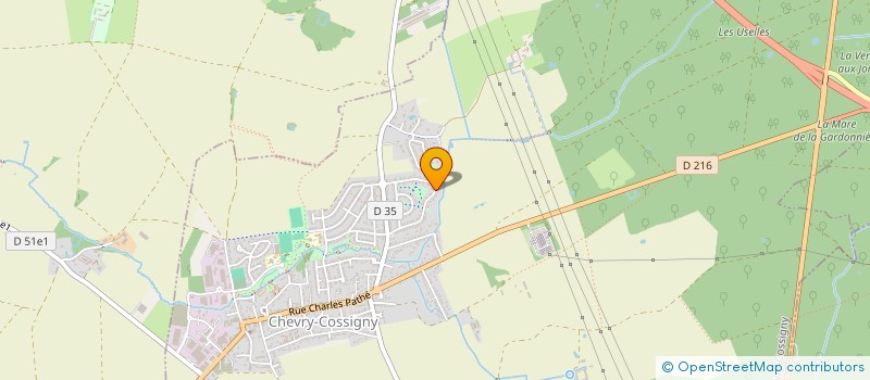 localisation de l'entreprise MADAME COLINE POURTY  CHEVRY-COSSIGNY