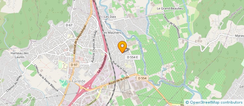 localisation de l'entreprise MADAME COLINE PRELEUR  LA FARLEDE