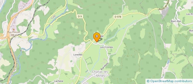 localisation de l'entreprise MADAME COLINE PUJOL  CHANAC-LES-MINES