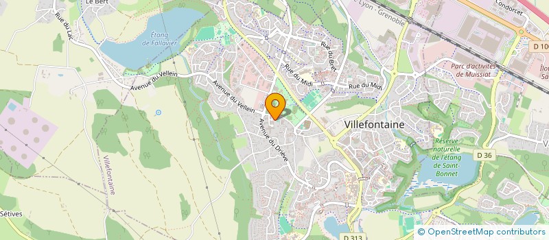 localisation de l'entreprise MADAME COLINE REGNIER  VILLEFONTAINE