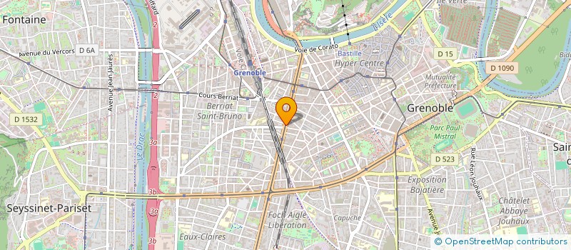 localisation de l'entreprise MADAME COLINE RICO  GRENOBLE