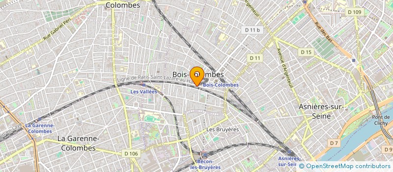 localisation de l'entreprise MADAME COLINE RITZ à BOIS-COLOMBES