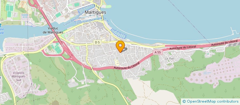 localisation de l'entreprise MADAME COLINE ROHART à MARTIGUES