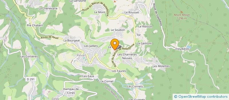 localisation de l'entreprise MADAME COLINE RONDEAU  REVEL