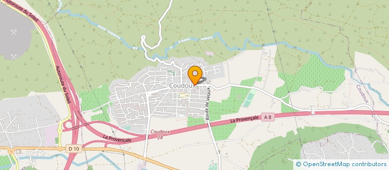 localisation de l'entreprise MADAME COLINE ROUAZE  COUDOUX