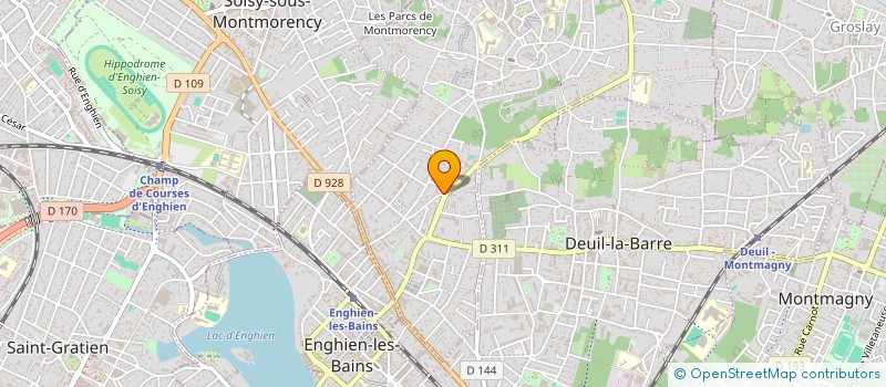 localisation de l'entreprise MADAME COLINE ROUSSEAUX  MONTMORENCY