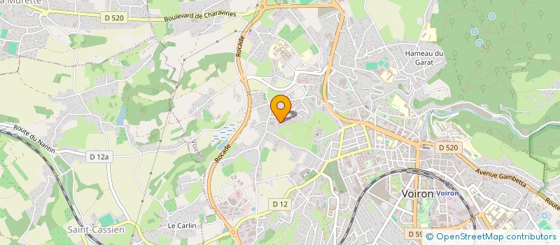 localisation de l'entreprise MADAME COLINE SANCHEZ LAFAURIE  VOIRON