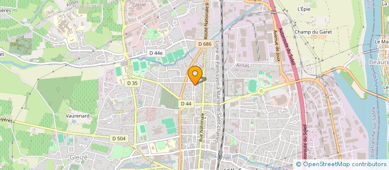 localisation de l'entreprise MADAME COLINE SCHAUFFLER  VILLEFRANCHE-SUR-SAONE