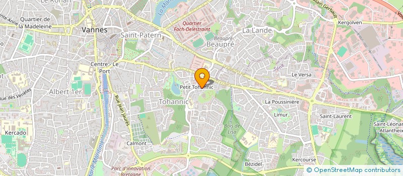 localisation de l'entreprise MADAME COLINE SEIGNARD à VANNES
