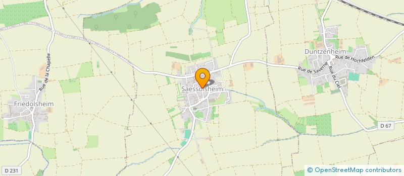 localisation de l'entreprise MADAME COLINE SIMON-MACIEJEWSKI  SAESSOLSHEIM