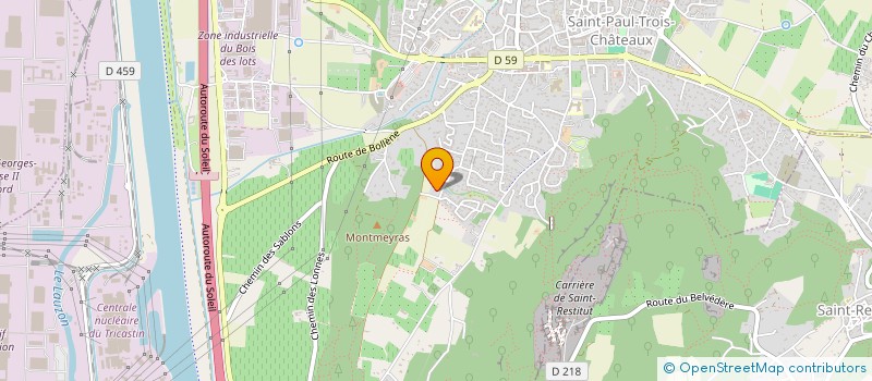 localisation de l'entreprise MADAME COLINE SOLER  SAINT-PAUL-TROIS-CHATEAUX