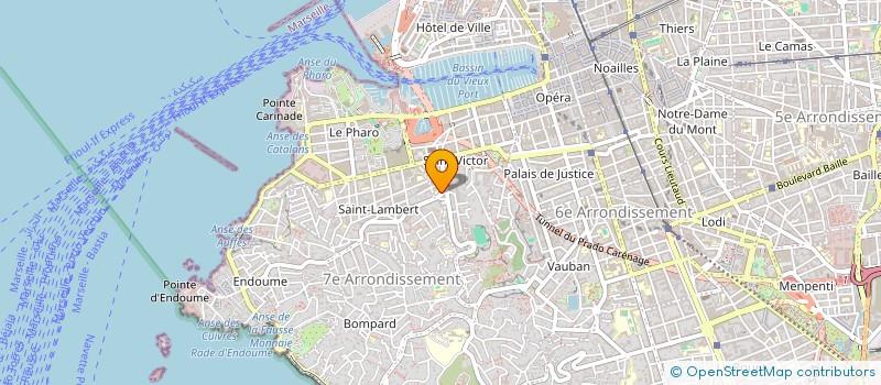 localisation de l'entreprise MADAME COLINE SUNIER  MARSEILLE