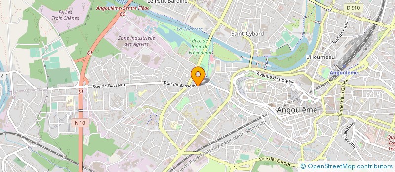localisation de l'entreprise MADAME COLINE TENIER à ANGOULEME