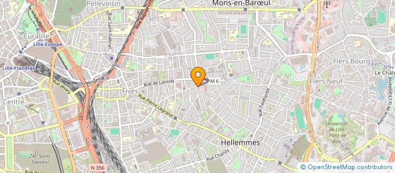 localisation de l'entreprise MADAME COLINE THIEBAUX à LILLE