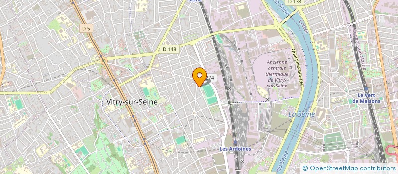 localisation de l'entreprise MADAME COLINE URSULE à VITRY-SUR-SEINE