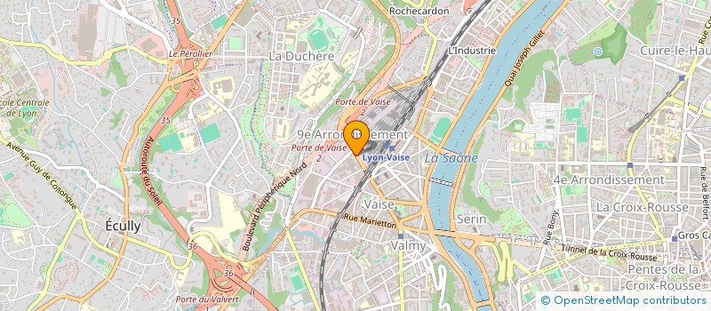 localisation de l'entreprise MADAME COLINE VAGNE à LYON