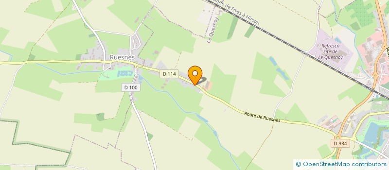 localisation de l'entreprise MADAME COLINE VAN GUCHT  LE QUESNOY