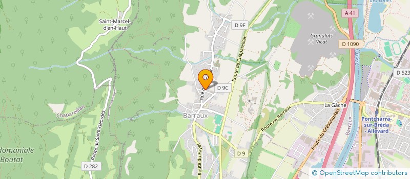 localisation de l'entreprise MADAME COLINE VERLUISE  BARRAUX