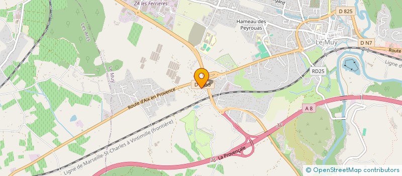 localisation de l'entreprise MADAME COLINE VURRUSO  LE MUY