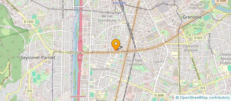 localisation de l'entreprise MADAME COLINE ZANATTA  GRENOBLE