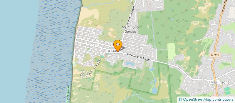 localisation de l'entreprise MADAME COLLAS CHANTARD  MERLIMONT