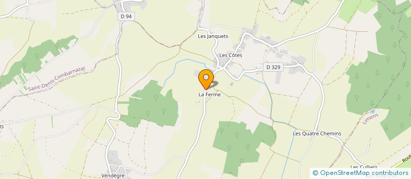 localisation de l'entreprise MADAME COLLEEN BAGES  LUZILLAT