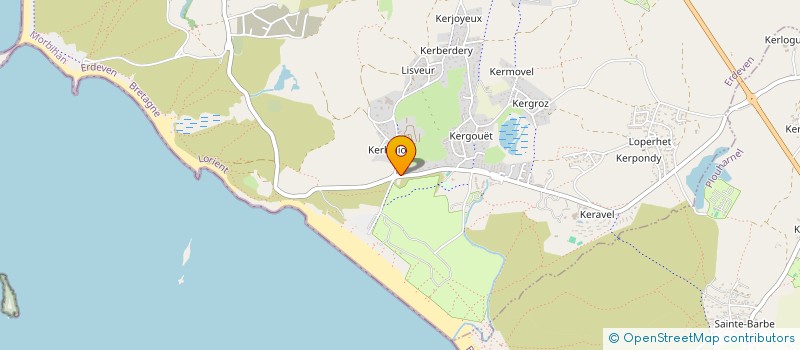 localisation de l'entreprise MADAME COLLEEN BIANEIS-BRONNEC  PLOUHARNEL